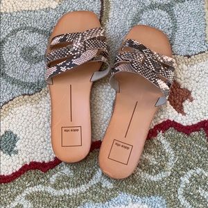 Dolce vita snake print Sandals- never worn